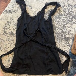 Free People Black Sleeveless Dress
